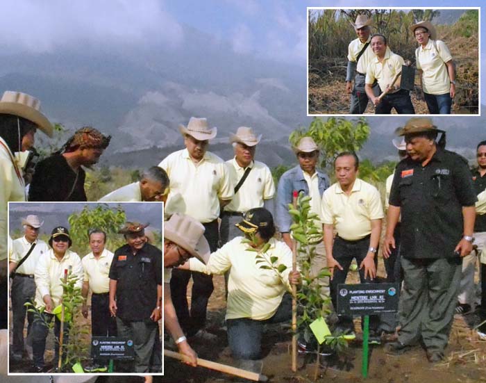 Menteri LHK Ajak Jurnalis Tanam Pohon di Taman Nasional Gunung Ciremai
